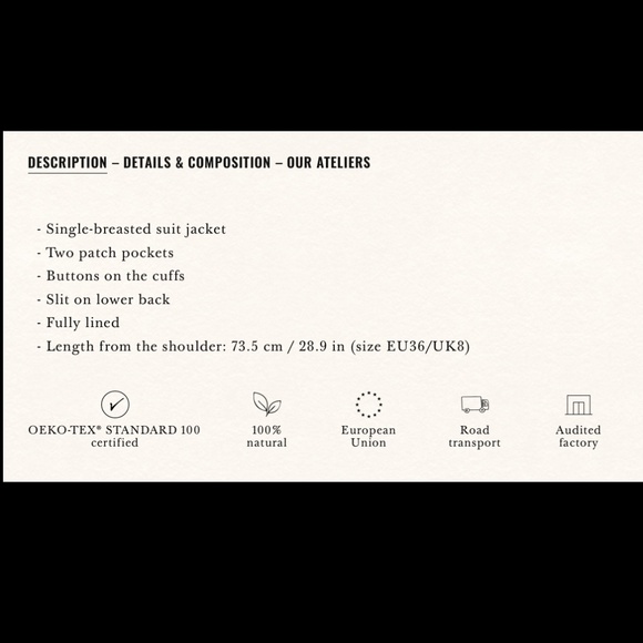 Sezane Jack Jacket in Portsmouth Check - Picture 15 of 16